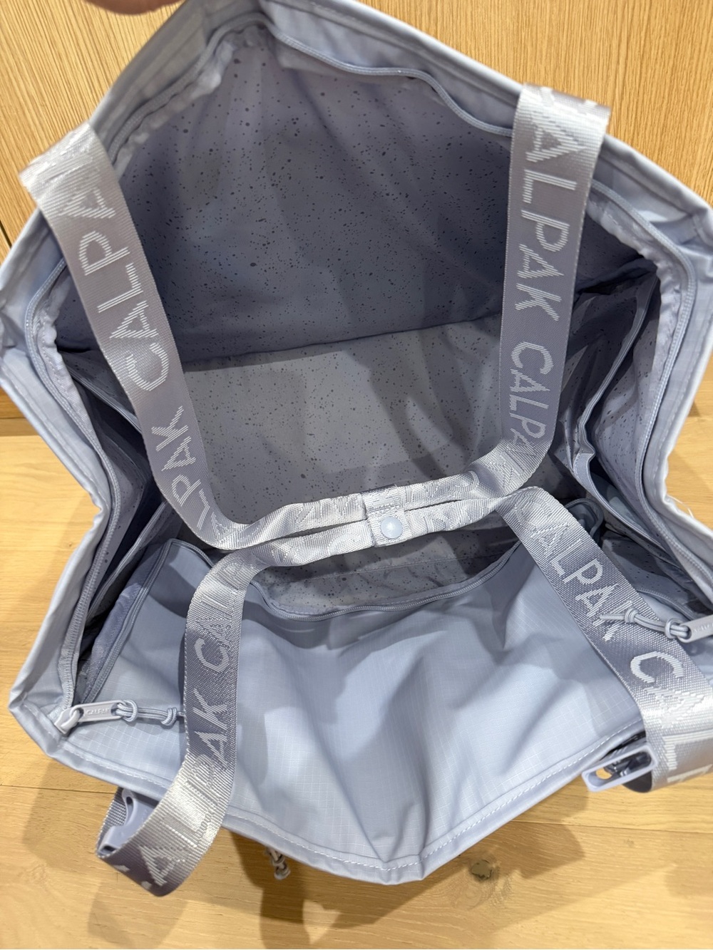 CALPAK Terra 35L Water Resistant Zip Tote Bag in Sea Glass - Picture 2 of 9